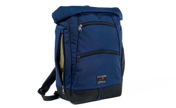 The face of the Addax 26 in Deep Blue Ballistic with Taiga 200 Halcyon interior